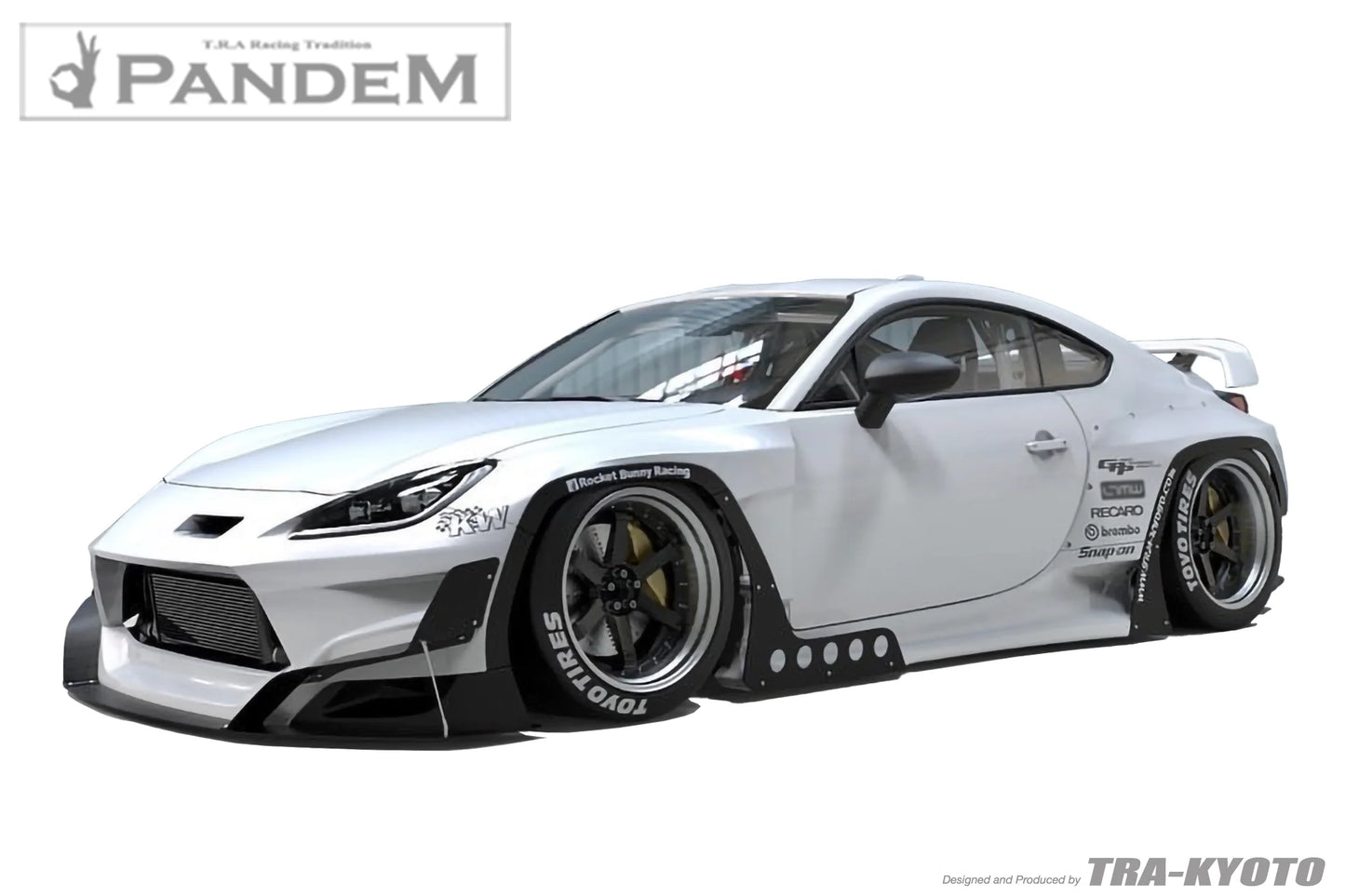 Rocket Bunny Pandem Toyota GR86 (ZN8) V1 (V1.5) Widebody Aero Kit - Complete Kit with V1 Wing - 66910871