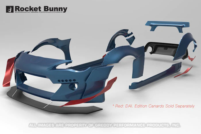 Rocket Bunny Pandem (V2) - Subaru BRZ (ZN6) - Complete Widebody Aero Kit (with V2 wing) - 17010225