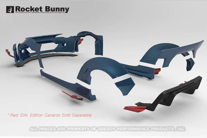 Rocket Bunny Pandem (V2) - Subaru BRZ (ZN6) - Complete Widebody Aero Kit (with V2 wing) - 17010225