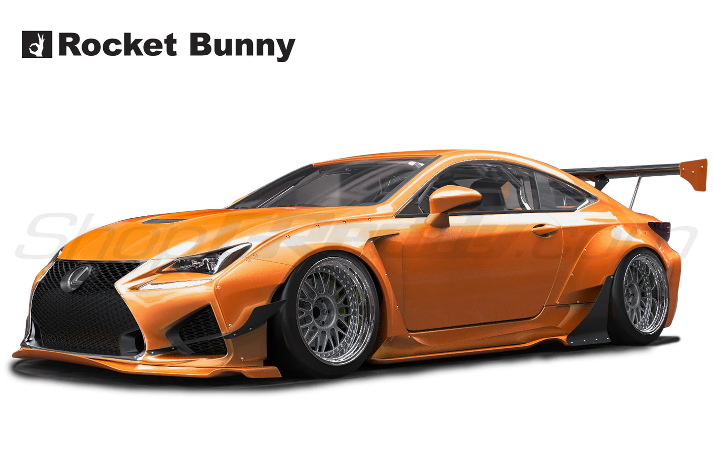 Rocket Bunny Pandem (V1)- Lexus RCF - Rear Over-Fenders (only) - 17010256