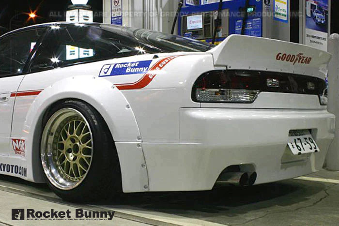 Rocket Bunny Pandem (V1) - Nissan 240SX / 180SX (RPS13) - Side Skirts (only) - 17020232