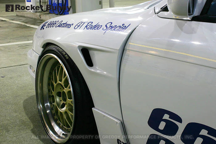 Rocket Bunny Pandem V1)- Nissan 240SX Silvia (S14) - Optional Front Fenders (only) - 17020254