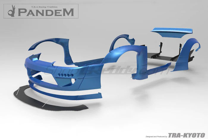 Rocket Bunny Pandem Nissan Silvia (S15) - Complete Widebody Aero Kit (with wing) - 17020260