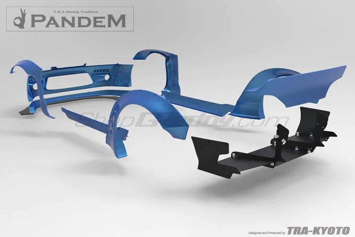 Rocket Bunny Pandem Nissan Silvia (S15) - Complete Widebody Aero Kit (with wing) - 17020260