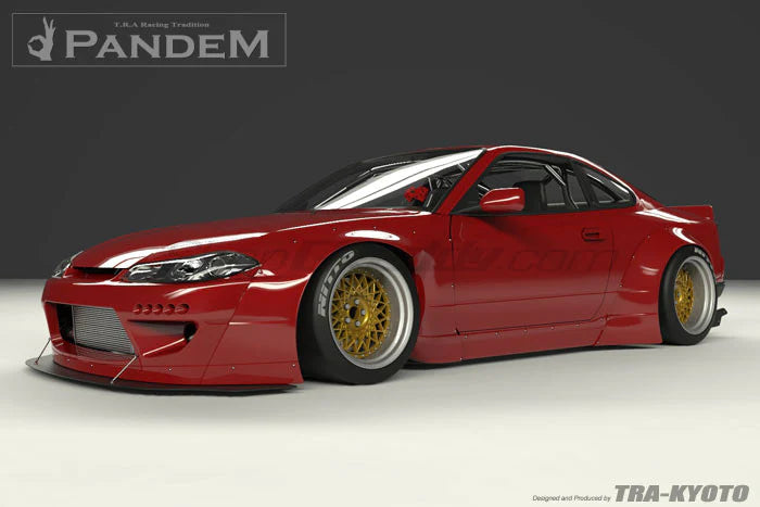 Rocket Bunny Pandem Nissan Silvia (S15) - Complete Widebody Aero Kit (with wing) - 17020260
