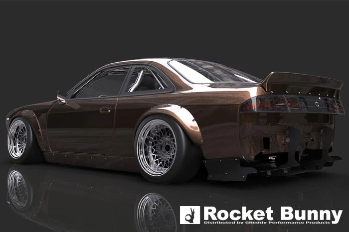 Rocket Bunny Pandem Boss Aero - Nissan 240SX Silvia (S14) - Side Skirts (only) - 17020304