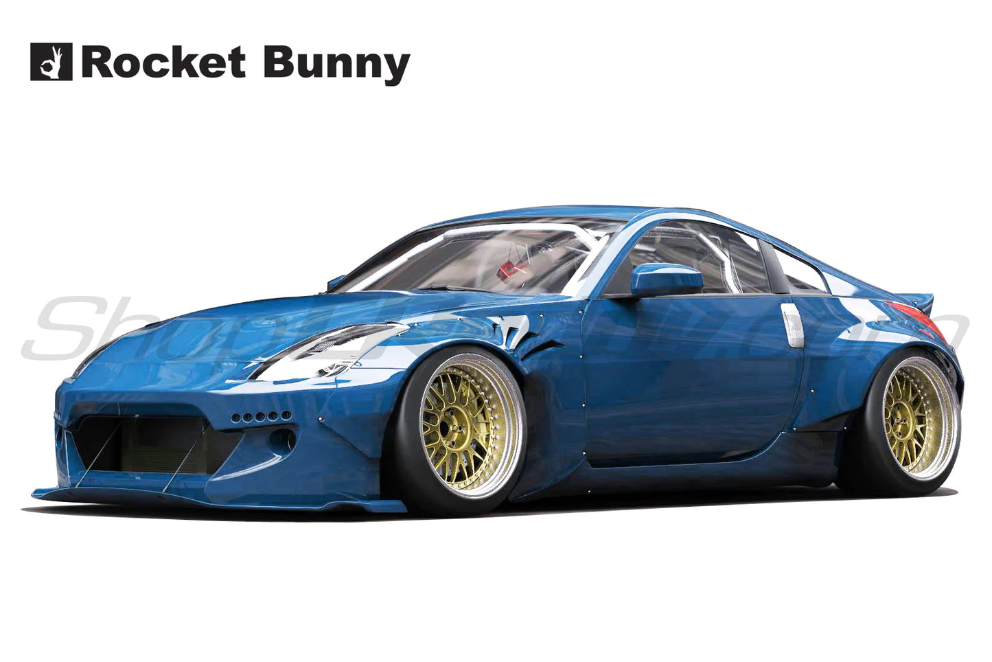 Rocket Bunny Pandem Nissan 350Z (Z33) - Front Over-Fenders (only) - 17020353