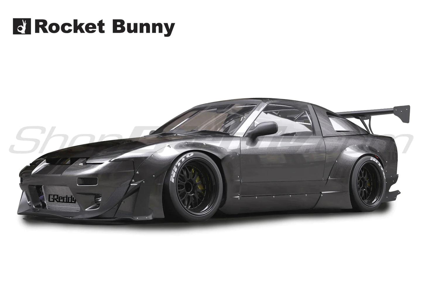 Rocket Bunny Pandem 180SX Aero (V2) - Nissan 240SX / 180SX (RPS13) - Front Bumper (only) - 17020381