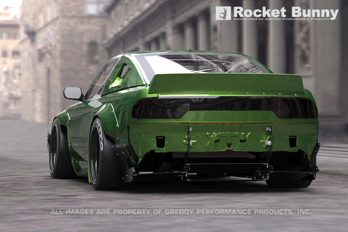 Rocket Bunny Pandem 180SX Aero (V2) - Nissan 240SX / 180SX (RPS13) - Complete Widebody Aero Kit (with wing) - 17020380