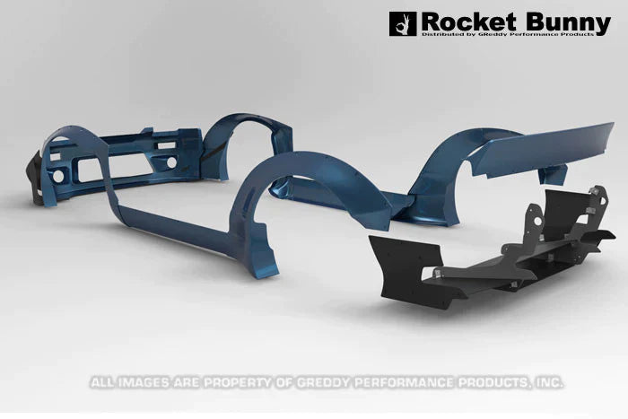 Rocket Bunny Pandem 180SX Aero (V2) - Nissan 240SX / 180SX (RPS13) - Front Bumper (only) - 17020381