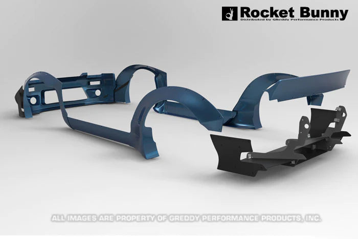 Rocket Bunny Pandem 180SX Aero (V2) - Nissan 240SX / 180SX (RPS13) - Optional Rear 6666 GT Wing (only) - 17020388