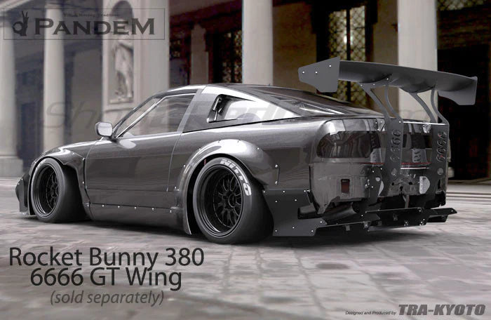 Rocket Bunny Pandem 180SX Aero (V2) - Nissan 240SX / 180SX (RPS13) - Optional Rear 6666 GT Wing (only) - 17020388