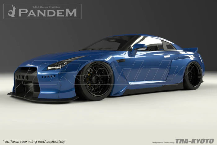 Rocket Bunny Pandem Nissan GT-R (R35) V2 & V2.5 - Optional *Dry-Carbon GT Wing set (only) - 17020614
