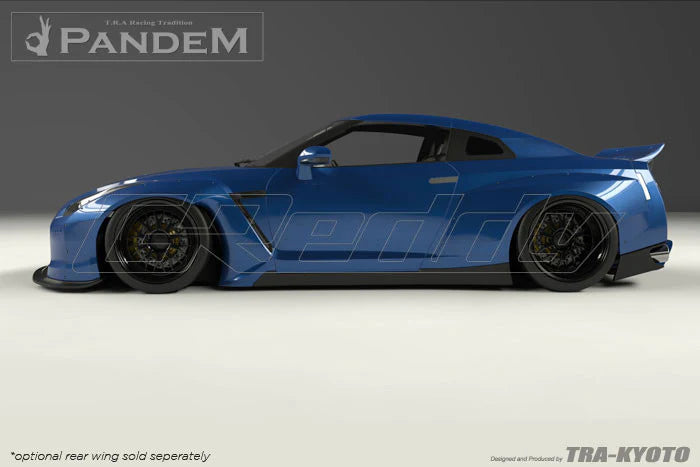 Rocket Bunny Pandem Nissan GT-R (R35) V2 & V2.5 - FRP Rear Center Diffuser (only) - 17020611
