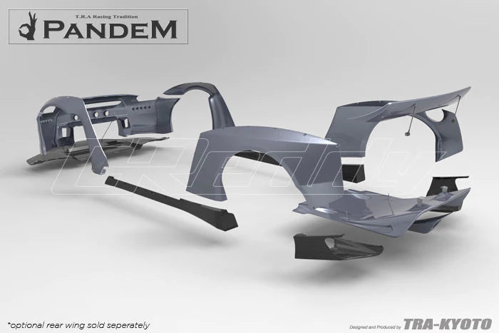 Rocket Bunny Pandem Nissan GT-R (R35) V2 & V2.5 - FRP Rear Center Diffuser (only) - 17020611
