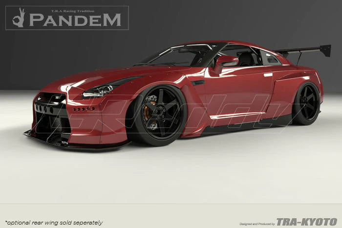Rocket Bunny Pandem Nissan GT-R (R35) V2 & V2.5 - Optional *Dry-Carbon GT Wing set (only) - 17020614