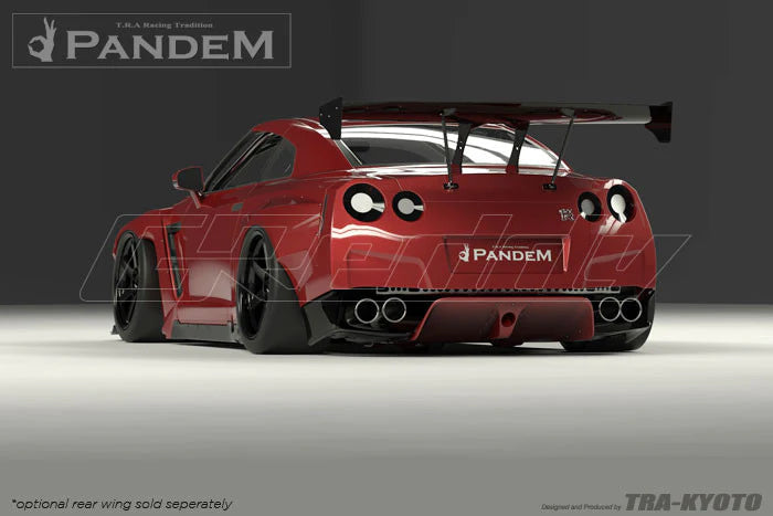 Rocket Bunny Pandem Nissan GT-R (R35) V2 & V2.5 - FRP Rear Center Diffuser (only) - 17020611
