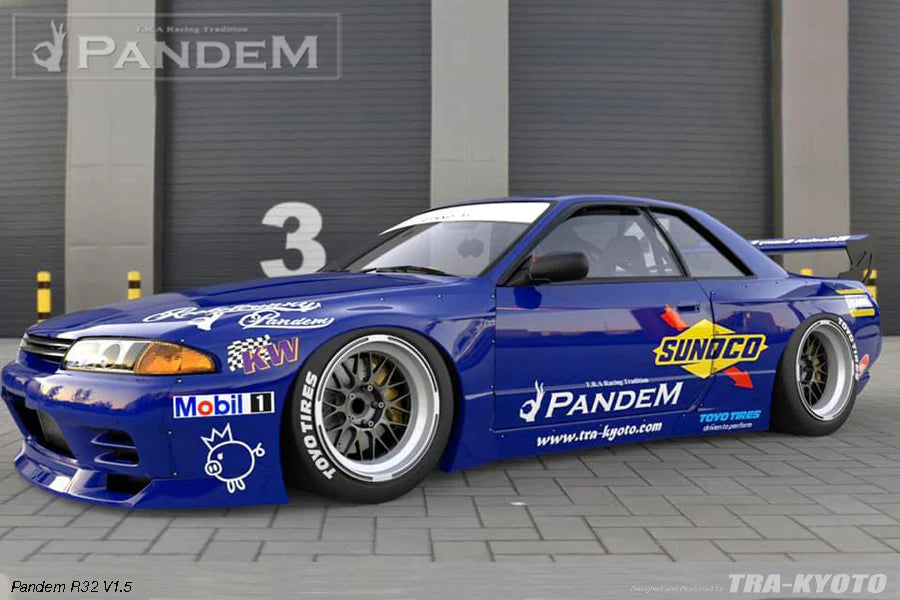 Rocket Bunny Pandem Nissan Skyline GT-R (R32) V1 or V1.5 - V1.5 Front Lip - 17020627