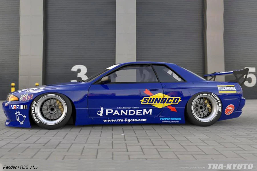 Rocket Bunny Pandem Nissan Skyline GT-R (R32) V1 or V1.5 - Rear Over-Fenders (only) - 17020624