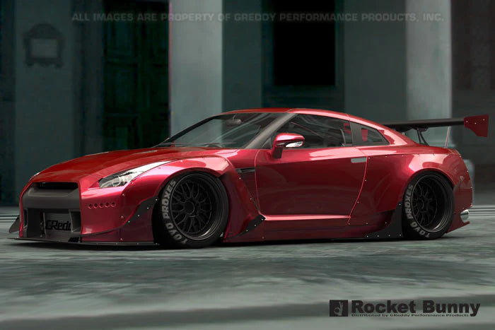 Rocket Bunny Pandem (V1) - Nissan GT-R (R35) - Front Upper Lip (only) - 17020631