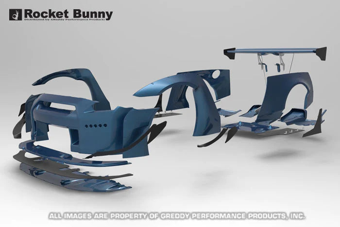 Rocket Bunny Pandem (V1) - Nissan GT-R (R35) - Rear Diffuser (only) - 17020644