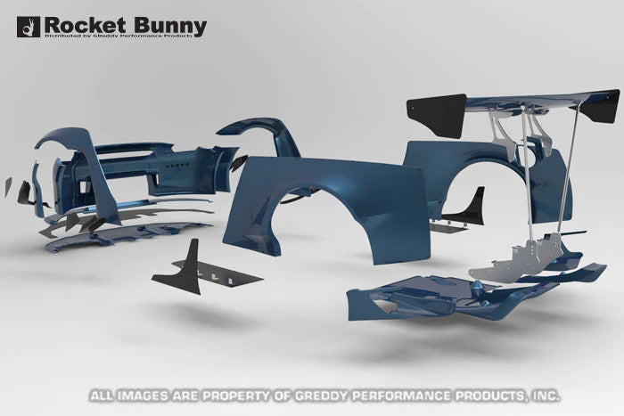 Rocket Bunny Pandem (V1) - Nissan GT-R (R35) - Front Upper Lip (only) - 17020631