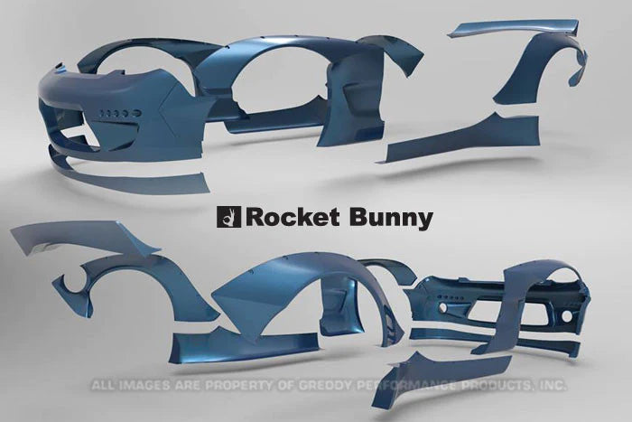 Rocket Bunny Pandem V1) - Mazda RX7 (FD3S) - Front Bumper (only) - 17040211