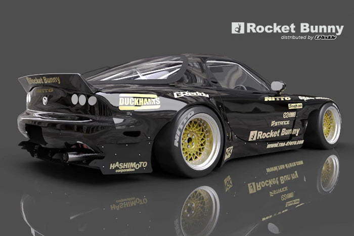 Rocket Bunny Pandem V1) - Mazda RX7 (FD3S) - Rear Diffuser (only) - 17040208