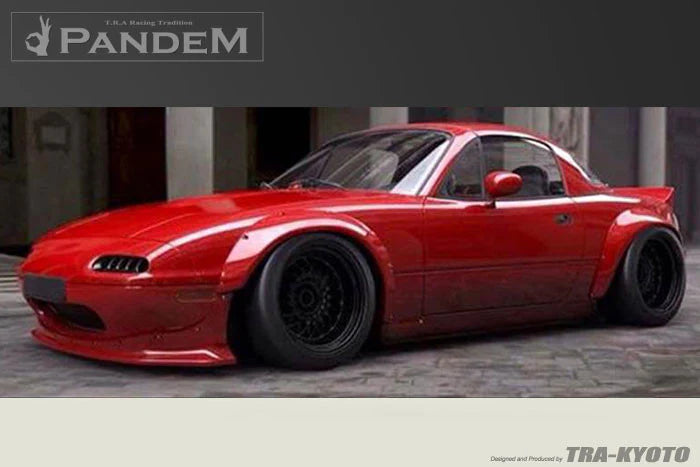 Rocket Bunny Pandem - Mazda Miata (NA) - Rear Over-Fenders (only) - 17040223