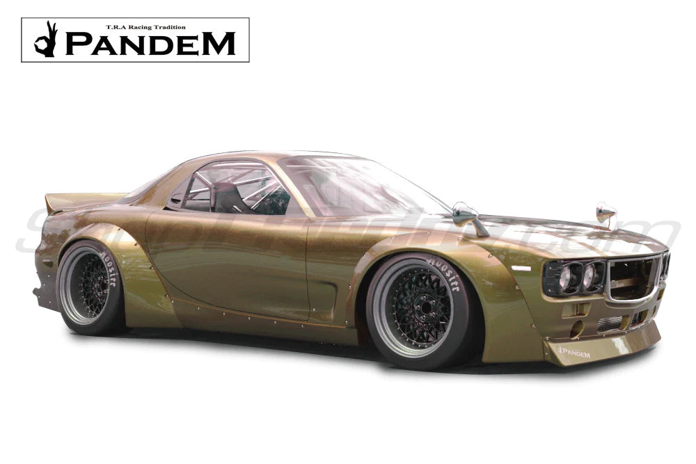 Rocket Bunny Pandem Boss Aero - Mazda RX7 (FD3S) - Complete Widebody Aero Kit (with wing) - 17040300