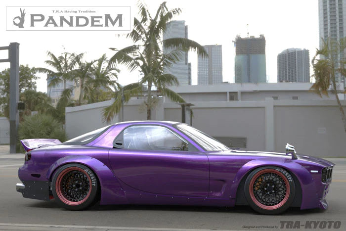Rocket Bunny Pandem Boss Aero - Mazda RX7 (FD3S) - Complete Widebody Aero Kit (with wing) - 17040300