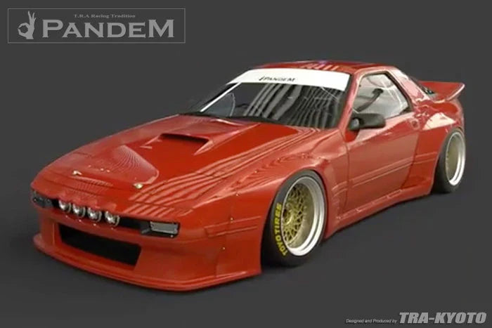 Rocket Bunny Pandem Mazda RX7 (FC3S) - Rear Side Unders (only) - 17040335