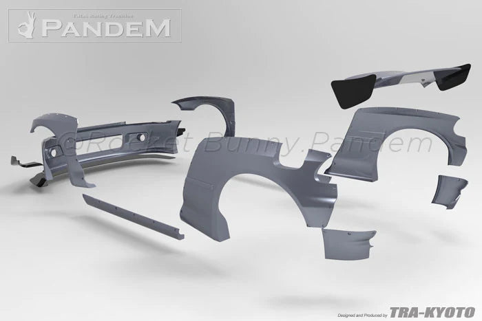 Rocket Bunny Pandem Honda Civic (EG) Ver. 1 & Ver. 1.5 - V1/V1.5 Side Skirts (only) - 17050113
