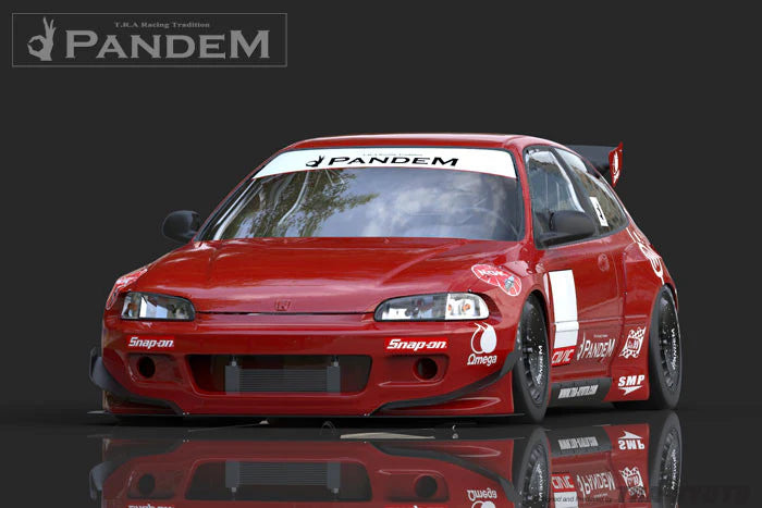 Rocket Bunny Pandem Honda Civic (EG) Ver. 1 & Ver. 1.5 - V1/V1.5 Rear Over-Fenders (only) - 17050115