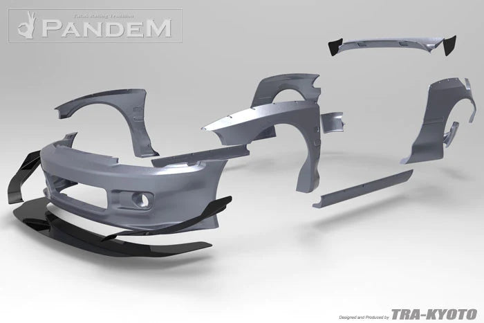 Rocket Bunny Pandem Honda Civic (EG) Ver. 1 & Ver. 1.5 - V1.5 Front Splitter (only) - 17050121