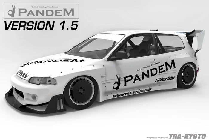 Rocket Bunny Pandem Honda Civic (EG) Ver. 1 & Ver. 1.5 - V1/V1.5 Front Bumper (only) - 17050111