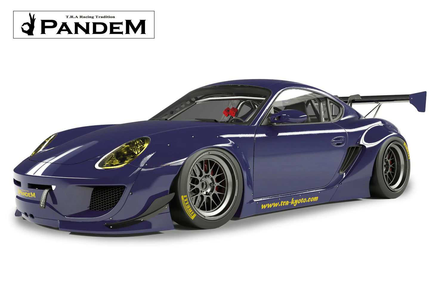 Rocket Bunny Pandem Porsche Cayman (V1) - Rear Canards (only) - 17090506