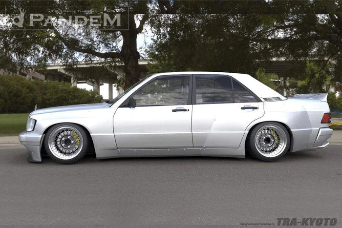 Rocket Bunny Pandem Mercedes Benz 190E (W201) 4door - Side Skirts (only) - 17090705