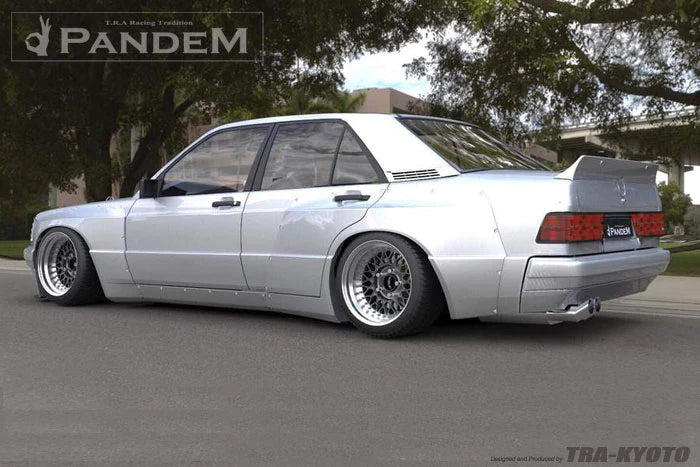Rocket Bunny Pandem Mercedes Benz 190E (W201) 4door - Rear Over-Fenders (only) - 17090704