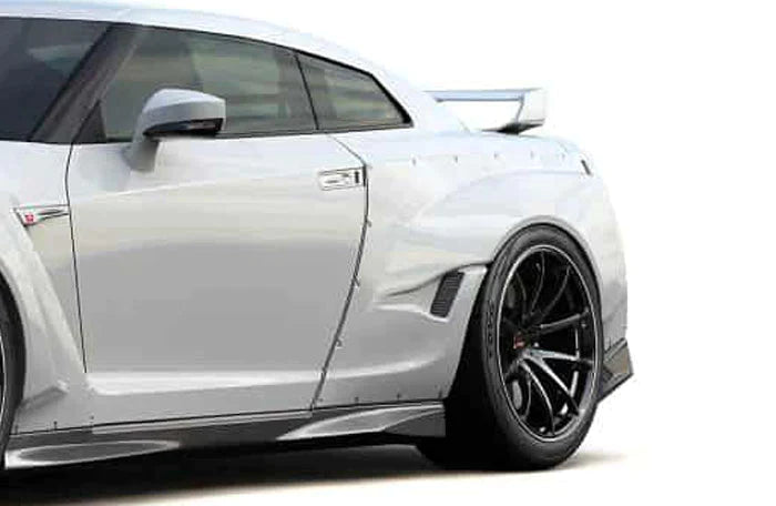 Rocket Bunny Pandem Nissan (R35) GT-R 2017-on GReddy Widebody Aero Kit - 17520251 = GReddy MY17 Rear Overfender Set (L&R) Only