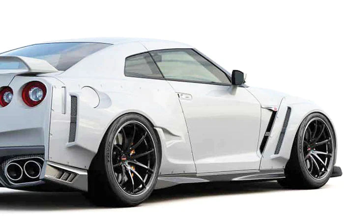 Rocket Bunny Pandem Nissan (R35) GT-R 2017-on GReddy Widebody Aero Kit - 17520251 = GReddy MY17 Rear Overfender Set (L&R) Only