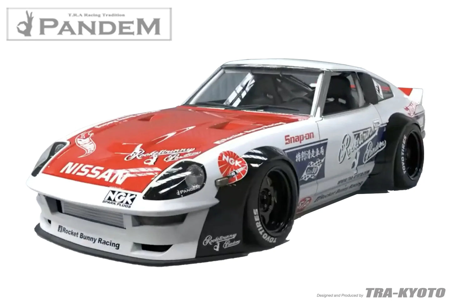 Rocket Bunny Pandem Datsun 280ZX (S130) - Front Splitter bottom (only) - 66920430