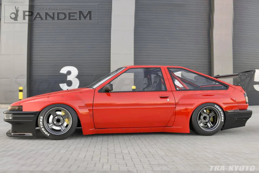 Rocket Bunny Pandem Toyota (AE86) Corolla Trueno Hatchback - Optional AE86 Hatchback "Duck-tail" wing (only) - 66910859