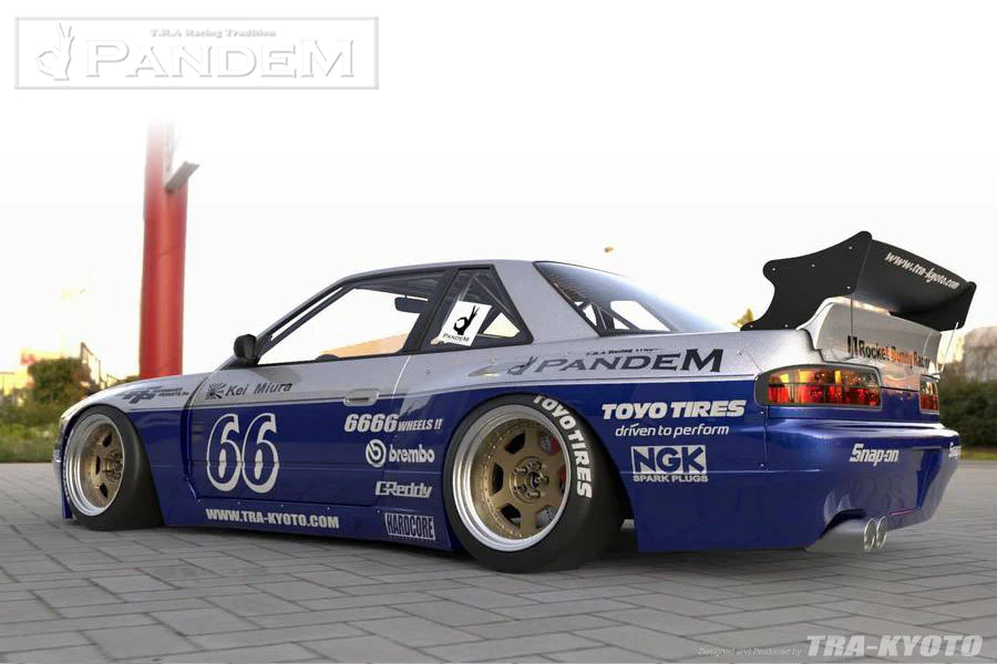 Rocket Bunny Pandem PS13 Silvia Aero (V3)- Nissan Silvia Coupe - Rear Bumper (only) - 66920286