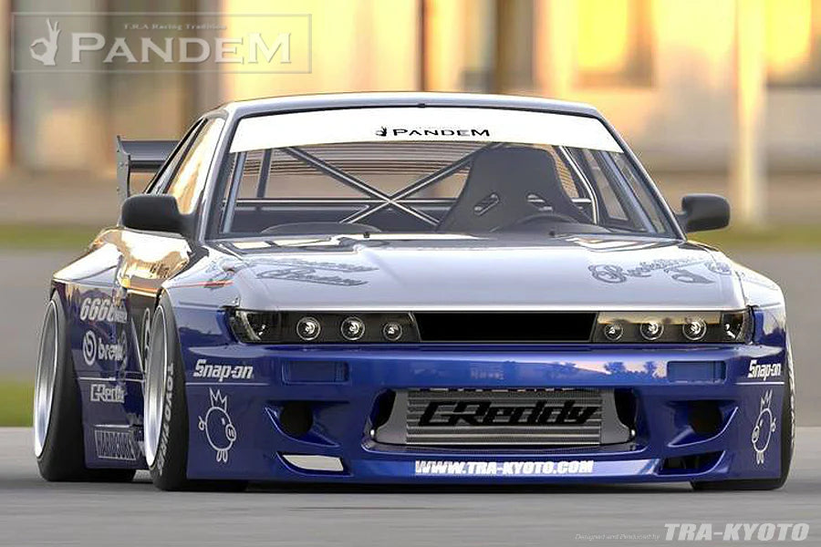 Rocket Bunny Pandem PS13 Silvia Aero (V3)- Nissan Silvia Coupe - Front Bumper (only) - 66920281