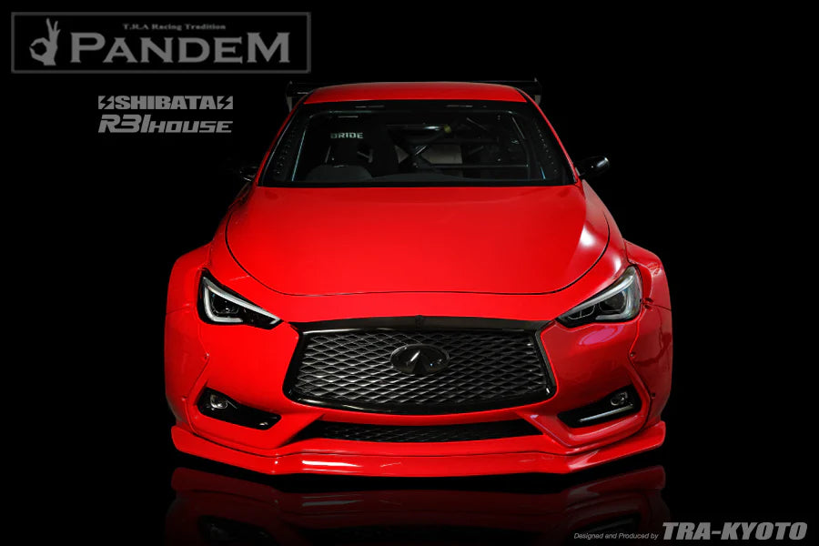 Rocket Bunny Pandem "Shibata R31 House" Aero - Infiniti Q60 (CV37) - Q60 Rear Over-Fender Set (only) - 66920803
