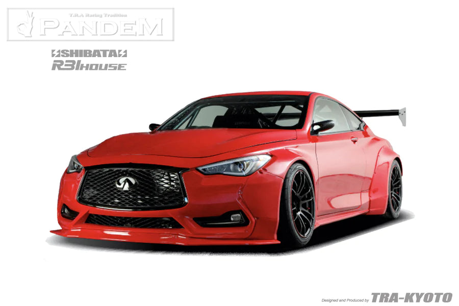 Rocket Bunny Pandem "Shibata R31 House" Aero - Infiniti Q60 (CV37) - Q60 Rear Over-Fender Set (only) - 66920803