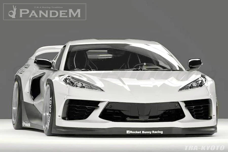 Rocket Bunny Pandem Chevrolet C8 Corvette Coupe - Side Skirt (only) - 66980802