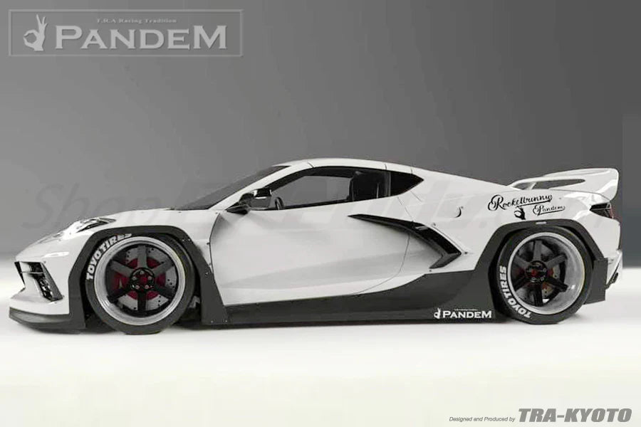 Rocket Bunny Pandem Chevrolet C8 Corvette Coupe - Front Lip Spoiler (only) - 66980801