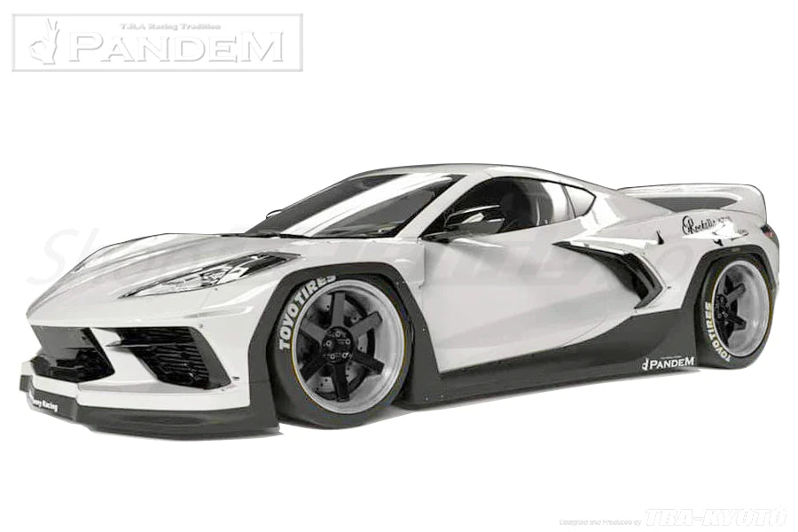 Rocket Bunny Pandem Chevrolet C8 Corvette Coupe - Front Lip Spoiler (only) - 66980801